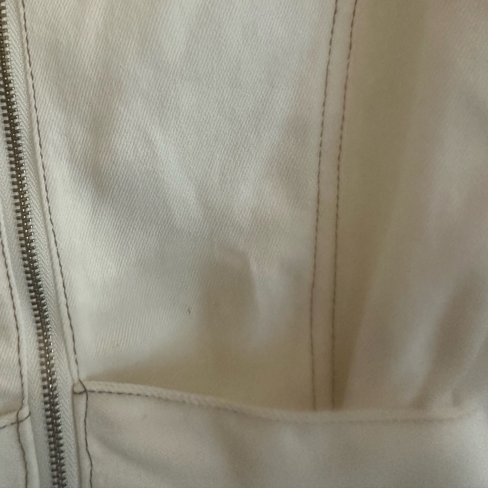 White Denim Jumpsuit - Picture 10 of 10